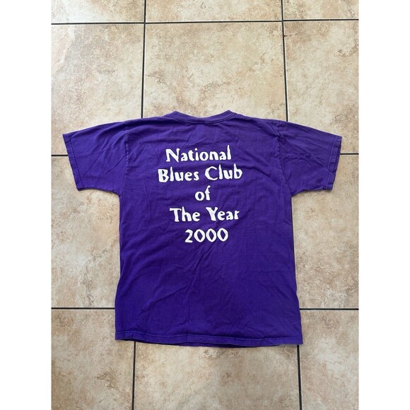 Vintage‎ Bourbon Street Blues T-Shirt New Orleans Jazz Boogie Bar Promo Reno 98 - Picture 4 of 5